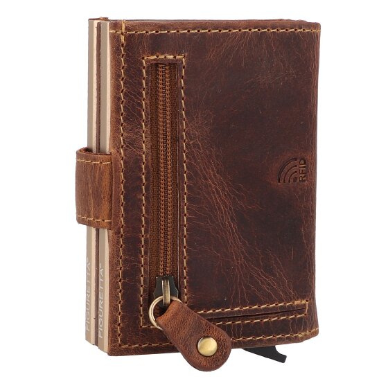 Greenburry Vintage Geldbörse RFID Schutz Leder 8 cm