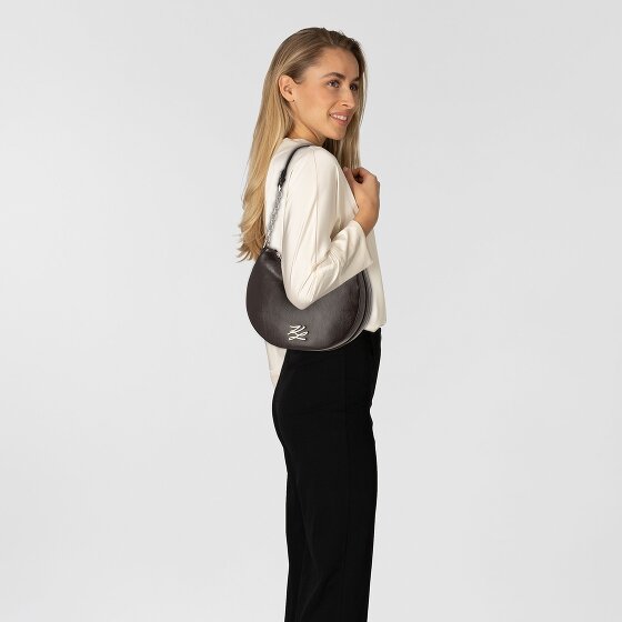 Karl Lagerfeld Autograph Schultertasche Leder 28.5 cm