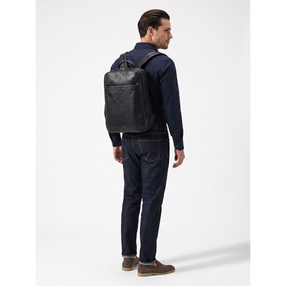 Jost Glasgow Daypack RFID Schutz Leder 44 cm Laptopfach
