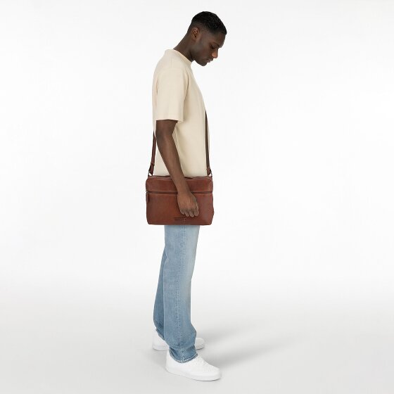 Jack Kinsky Porto Umhängetasche Leder 33 cm