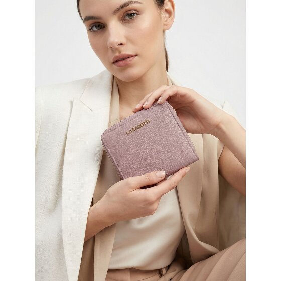 Lazarotti Bologna Leather Medium Zip-Around Geldbörse Leder 10 cm