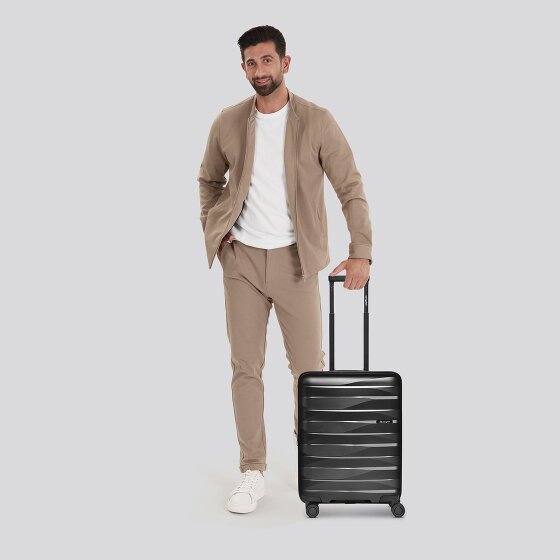 Bergpfeil Travel 4-Rollen Kabinentrolley S 55 cm mit Dehnfalte