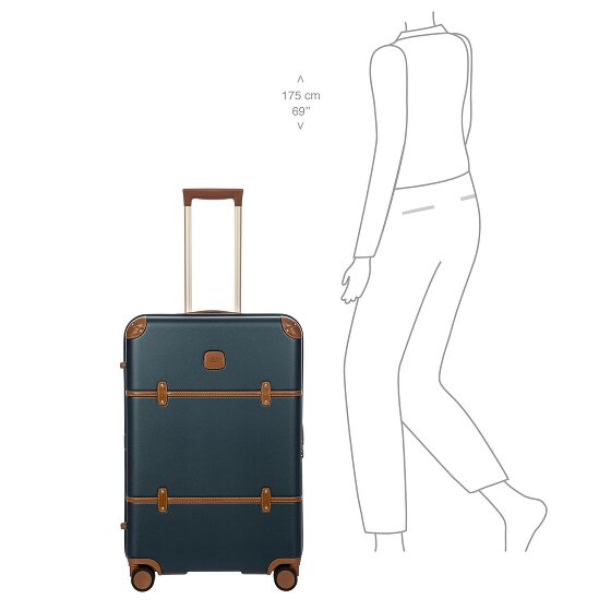 Bric's Bellagio 4 Rollen Trolley 70.5 cm mit Dehnfalte