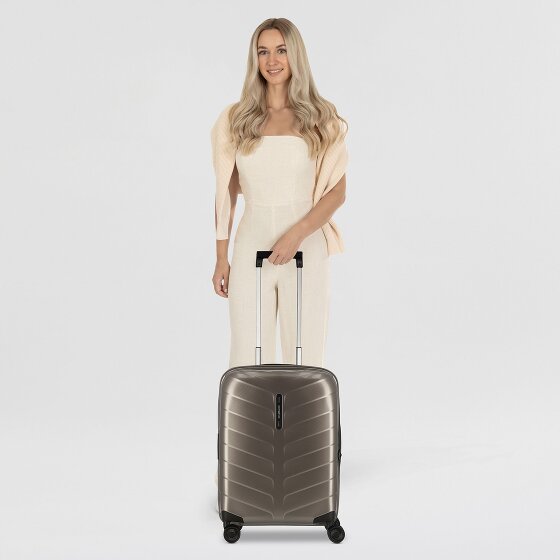 Samsonite Attrix 4 Rollen Kabinentrolley 55 cm mit Dehnfalte