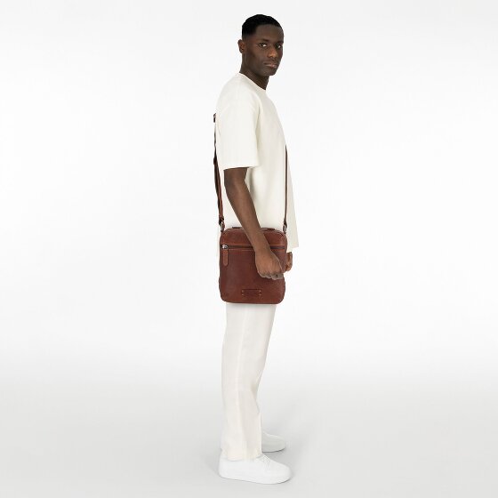 Jack Kinsky Porto Umhängetasche Leder 20 cm