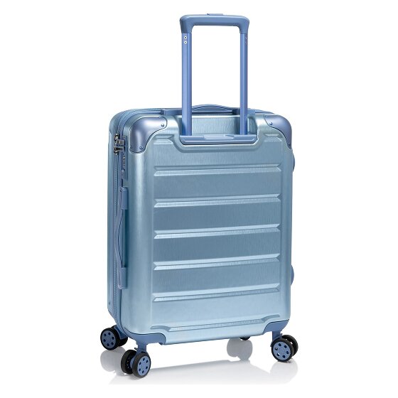 Heys Alumix 4 Rollen Kabinentrolley S 55 cm mit Dehnfalte