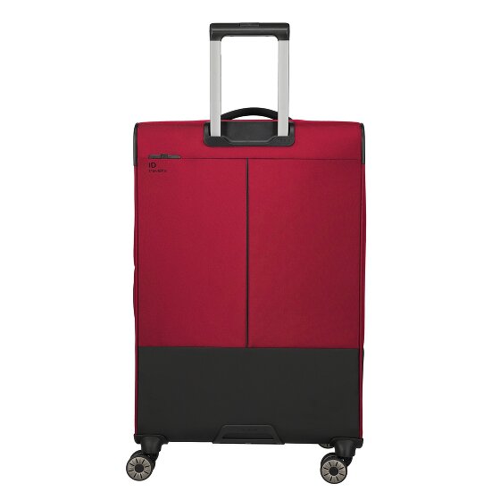 Travelite Crosslite 4 Rollen Trolley XL 81 cm mit Dehnfalte