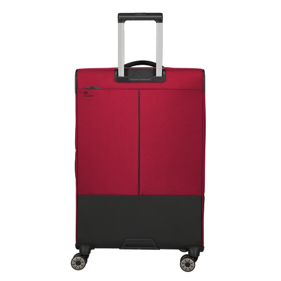 Travelite Crosslite 4 Rollen Trolley XL 81 cm mit Dehnfalte