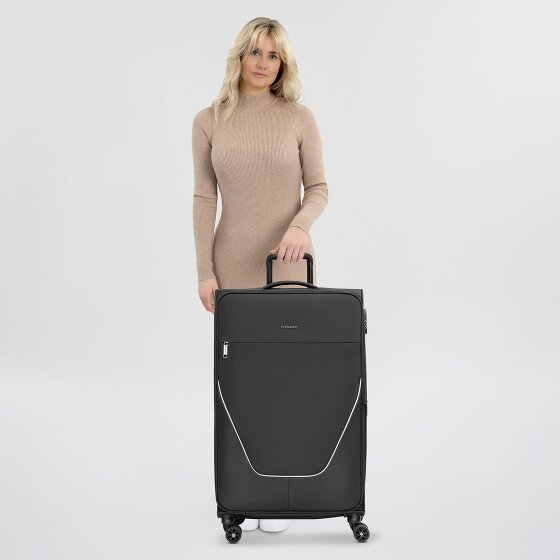 Stratic taska 4-Rollen Trolley L 76 cm mit Dehnfalte
