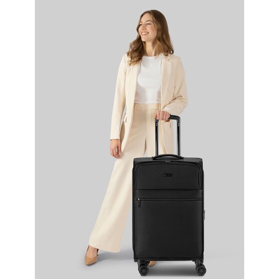 Bugatti Valencia Soft 4 Rollen Trolley M 65 cm mit Dehnfalte