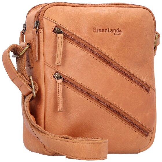 Greenland Nature Umhängetasche RFID Schutz Leder 21 cm