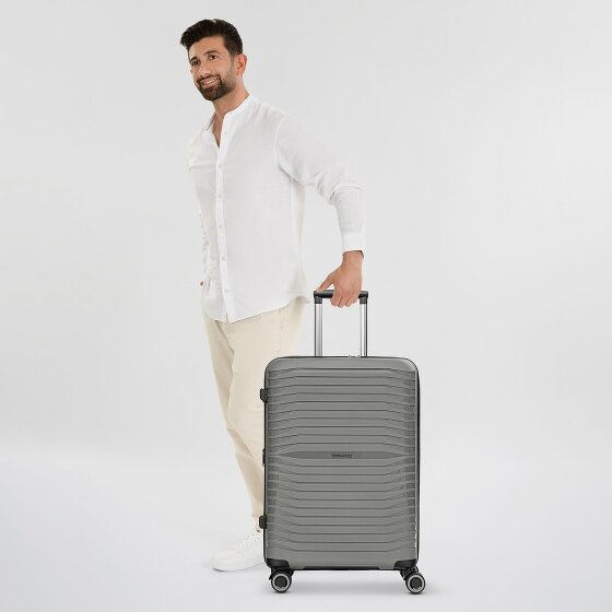 Stratic Shine 4 Rollen Trolley 65 cm mit Dehnfalte