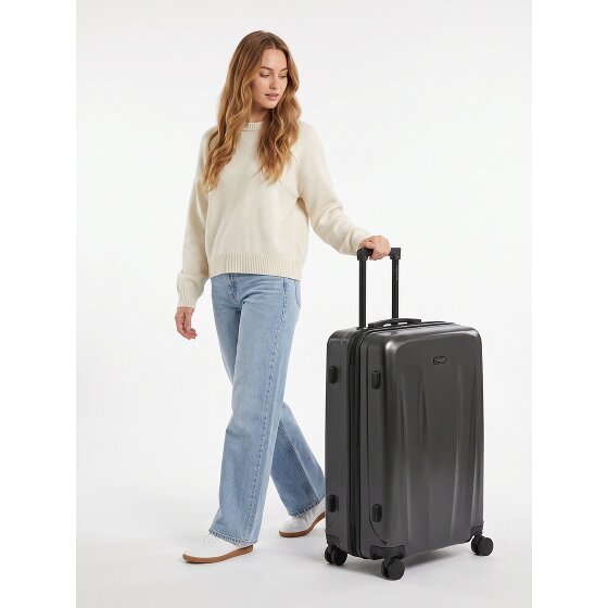 Police New York 4 Rollen Trolley L 72 cm mit Dehnfalte