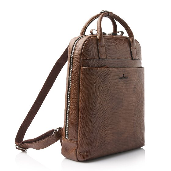 Castelijn & Beerens Hanne Business-Rucksack RFID Schutz Leder 40 cm Laptopfach
