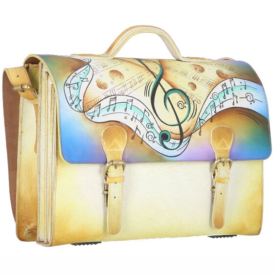 Greenland Nature Art+Craft Aktentasche Leder 41 cm Laptopfach