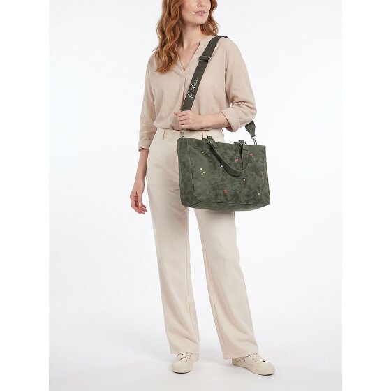 Fritzi aus Preußen Izzy Vintage Limited Embro Bloom Schultertasche 42 cm