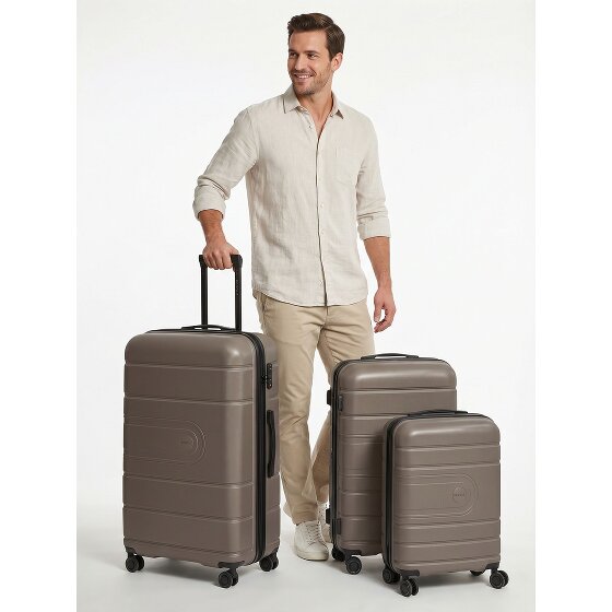 Redolz Essentials 11 4 Rollen Kofferset 3-teilig mit Dehnfalte