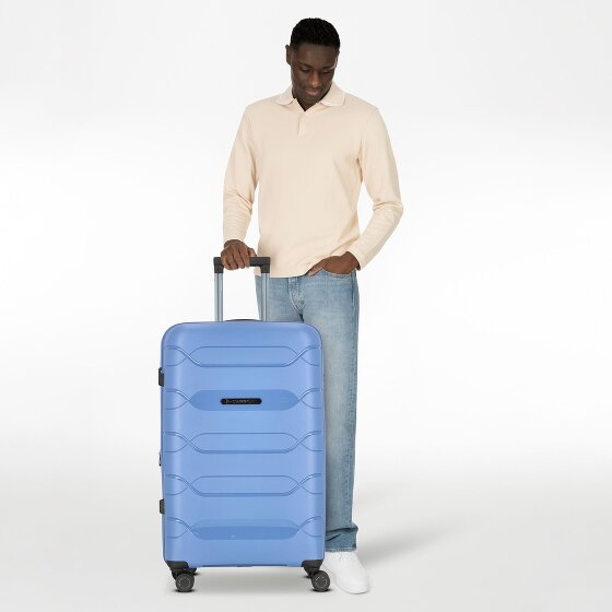 Polestream Strz by Asteroid 4 Rollen Trolley L 74 cm mit Dehnfalte