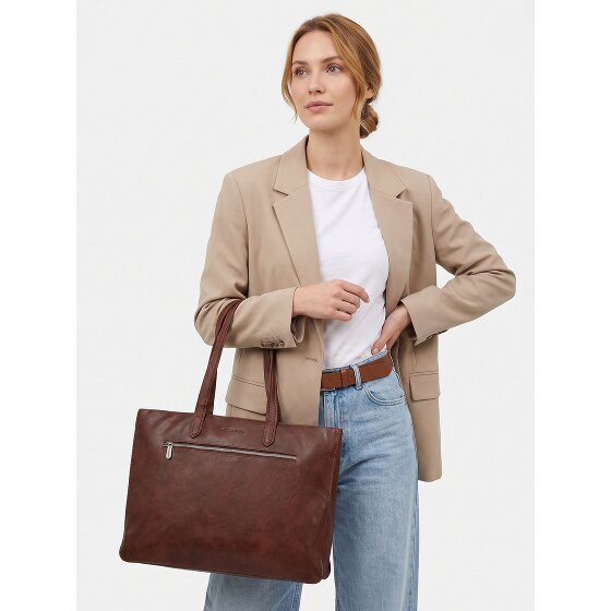 Plevier Power Shopper Tasche Leder 43.5 cm Laptopfach
