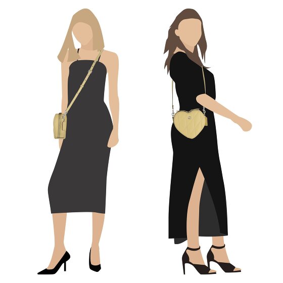 Coach Heart Umhängetasche Leder 19 cm