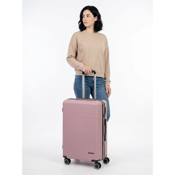 Franky Dallas 3.0 4 Rollen Trolley M 65 cm mit Dehnfalte