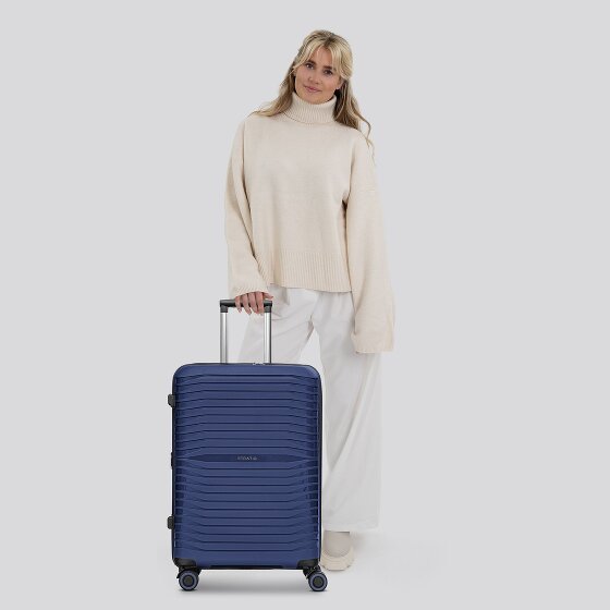 Stratic Shine 4 Rollen Trolley 65 cm mit Dehnfalte