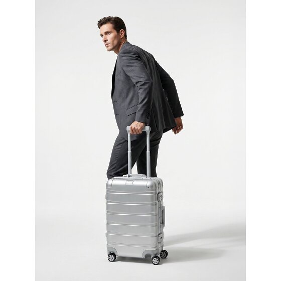 Redolz Pro Aluminium 4 Rollen Kabinentrolley S 55 cm