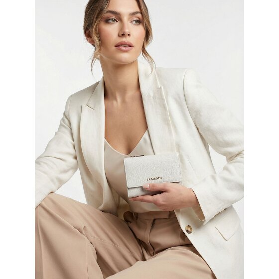 Lazarotti Bologna Leather XL Geldbörse mit Zip-Around Fach Leder 14 cm