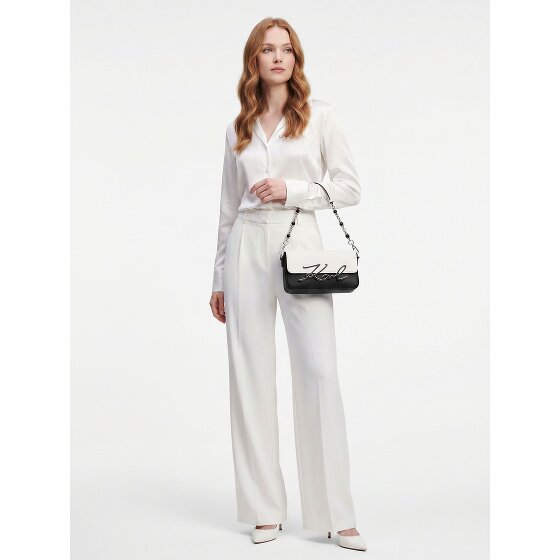 Karl Lagerfeld Signature 2.0 Schultertasche Leder 22 cm