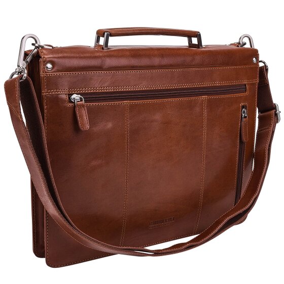 Leonhard Heyden Cambridge Aktentasche Leder 38 cm Laptopfach