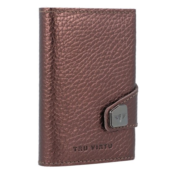 Tru Virtu Kreditkartenetui RFID Schutz Leder 6.5 cm
