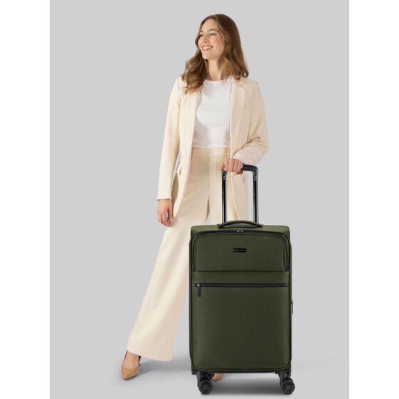 Bugatti Valencia Soft 4 Rollen Trolley M 65 cm mit Dehnfalte