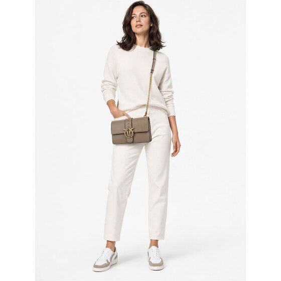 PINKO Love One Umhängetasche Leder 27 cm