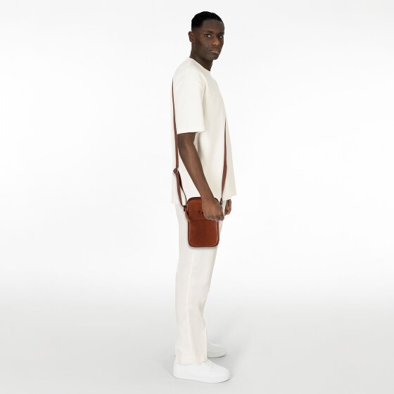 Greenburry Vintage Umhängetasche Leder 13 cm