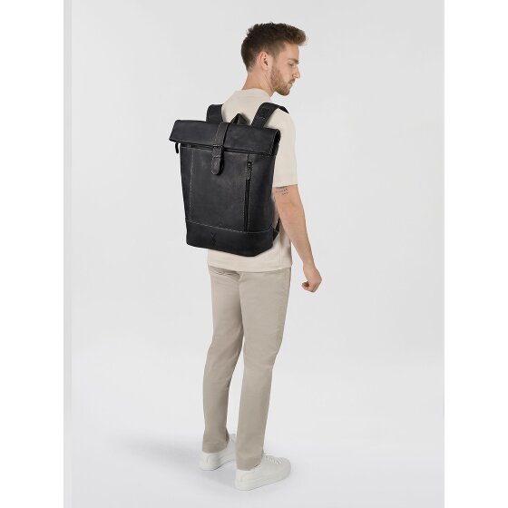 Jack Kinsky Baltimore 15 Business-Rucksack Leder 43 cm Laptopfach