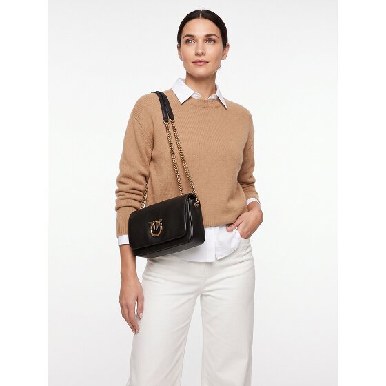 PINKO Love Soft Schultertasche Leder 22 cm