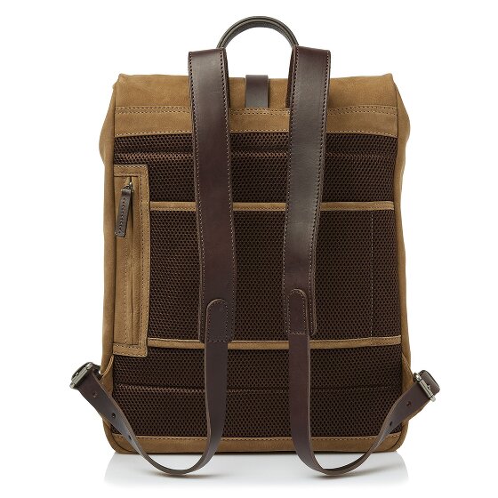 Castelijn & Beerens Veneto Business-Rucksack RFID Schutz Leder 39 cm Laptopfach