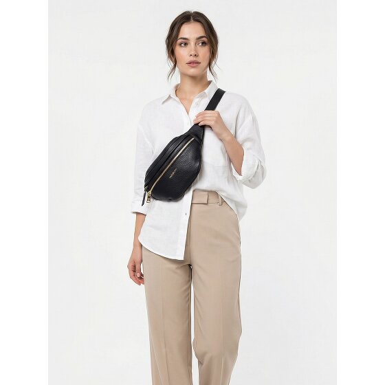 Lazarotti Bologna Leather Double-Zip Gürteltasche Leder 25 cm