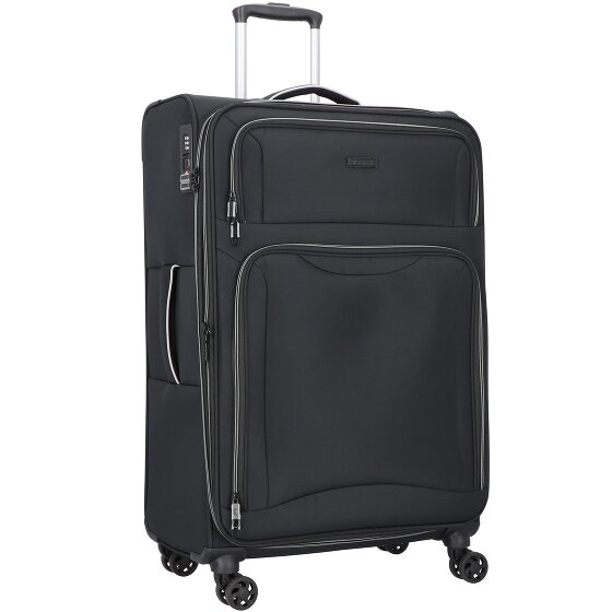d&n Travel Line 9204 4 Rollen Trolley L 76 cm mit Dehnfalte