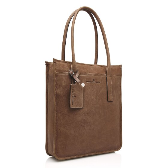 Castelijn & Beerens Carisma Schultertasche RFID Leder 34 cm Laptopfach