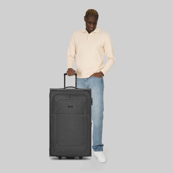 Redolz Essentials 12 2 Rollen Trolley L 78 cm mit Dehnfalte
