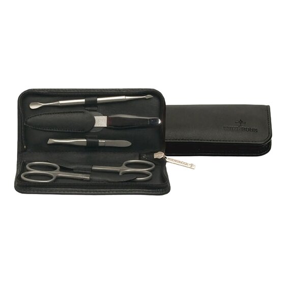 Windrose Nappa Schmuckkasten Leder 14 cm