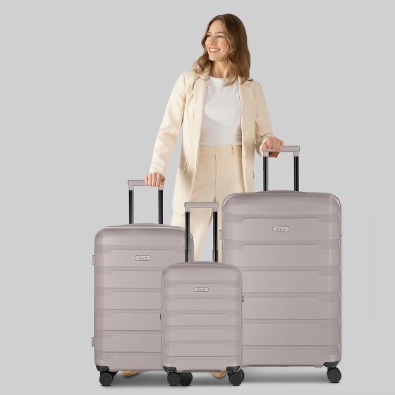 d&n South Dakota 4 Rollen Kofferset 3-teilig mit Dehnfalte