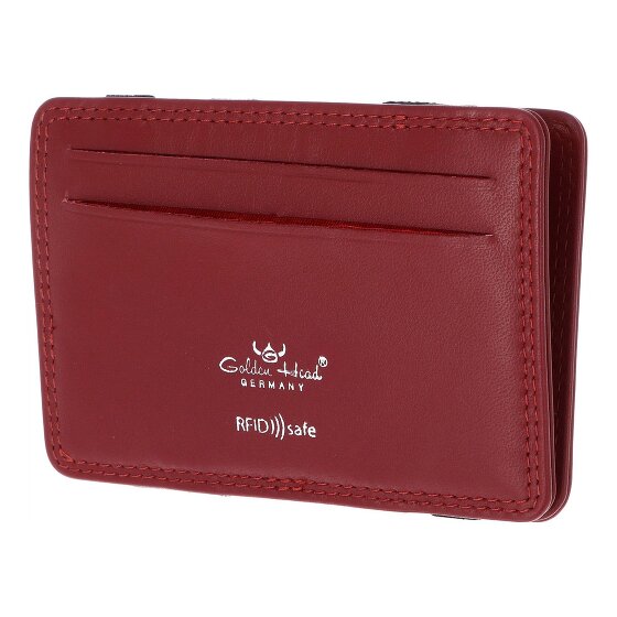 Golden Head Polo Kreditkartenetui RFID Schutz Leder 7.5 cm