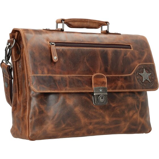Billy the Kid Ranger A4 Aktentasche Leder 40 cm