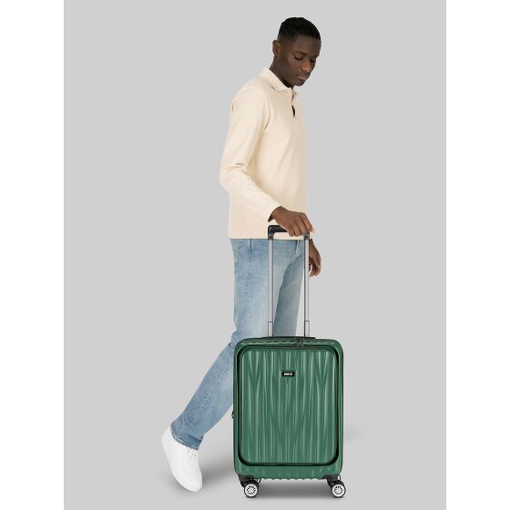 Bric's Cervia 2.0 4 Rollen Kabinentrolley S 55 cm Laptopfach mit Dehnfalte