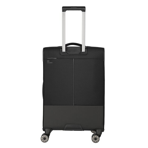 Travelite Crosslite 5.0 4 Rollen Trolley M 66 cm mit Dehnfalte