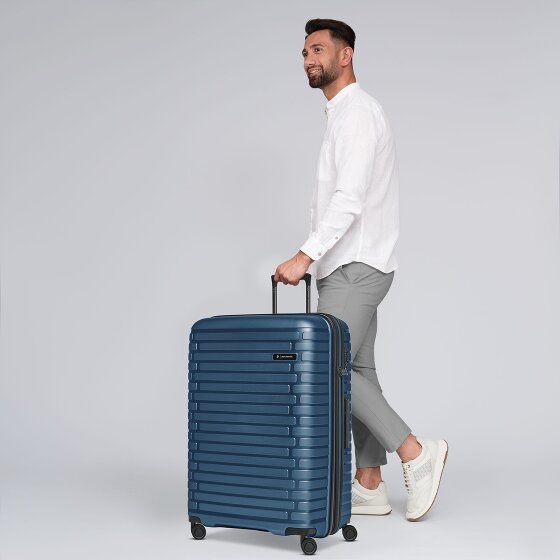 Pactastic Collection 04 THE LARGE + 4 Rollen Trolley L 75 cm mit Dehnfalte