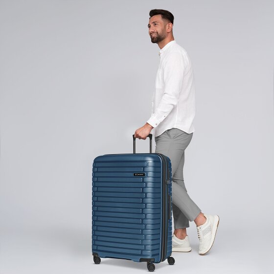 Pactastic Collection 04 THE LARGE + 4 Rollen Trolley L 75 cm mit Dehnfalte