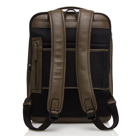 Castelijn & Beerens Nappa X Victor Rucksack RFID Leder 42 cm Laptopfach